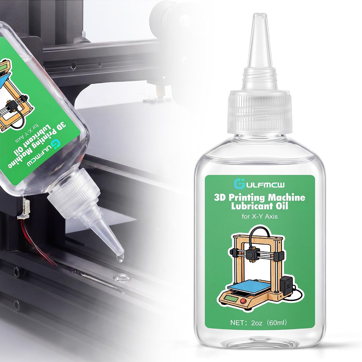 60Ml 3D Printer Lubricating Oil Compatible with Bambu Lab