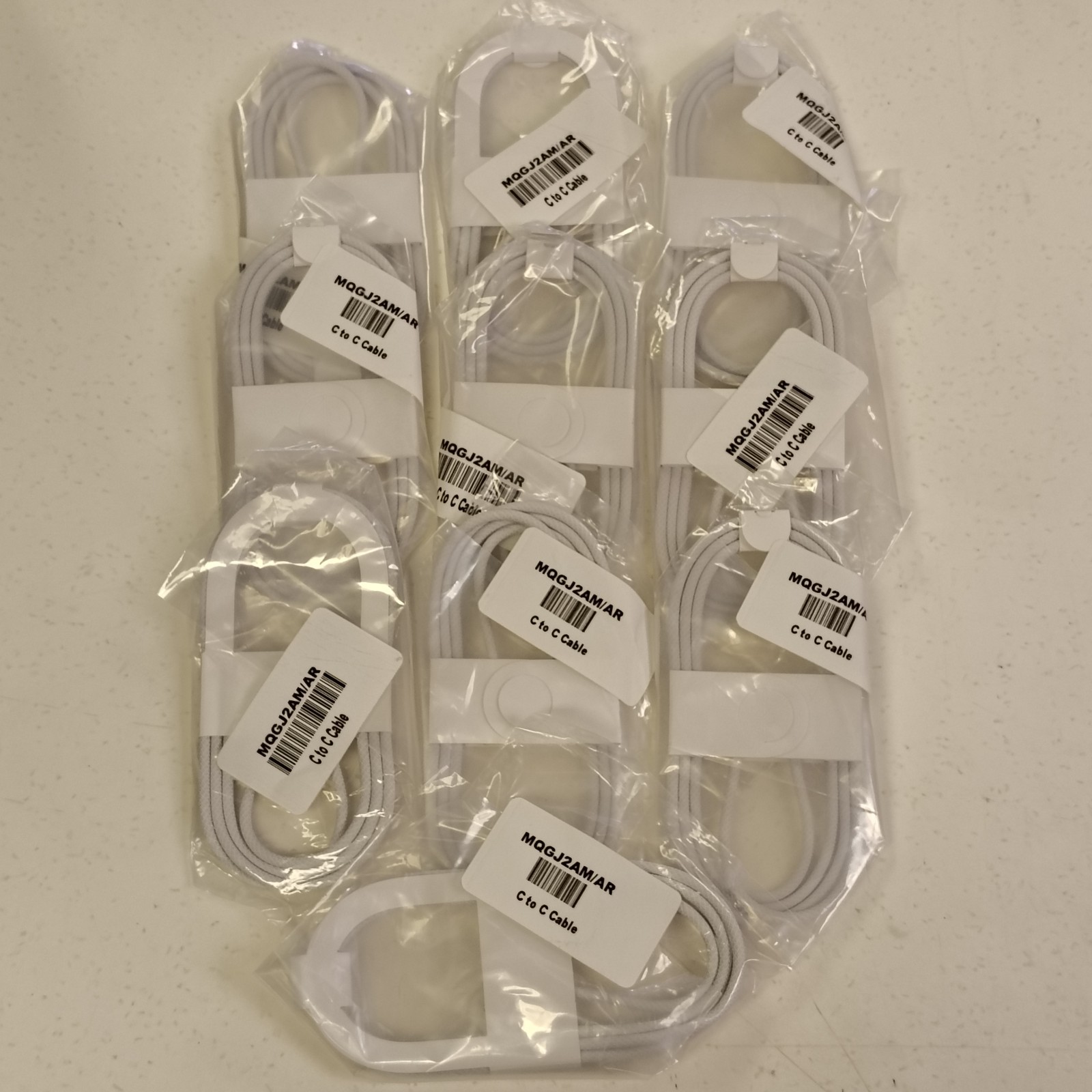 OEM ORIGINAL 60W Fast Apple USB-C TO C Woven Charge Cable (1m) (PACK OF 10)