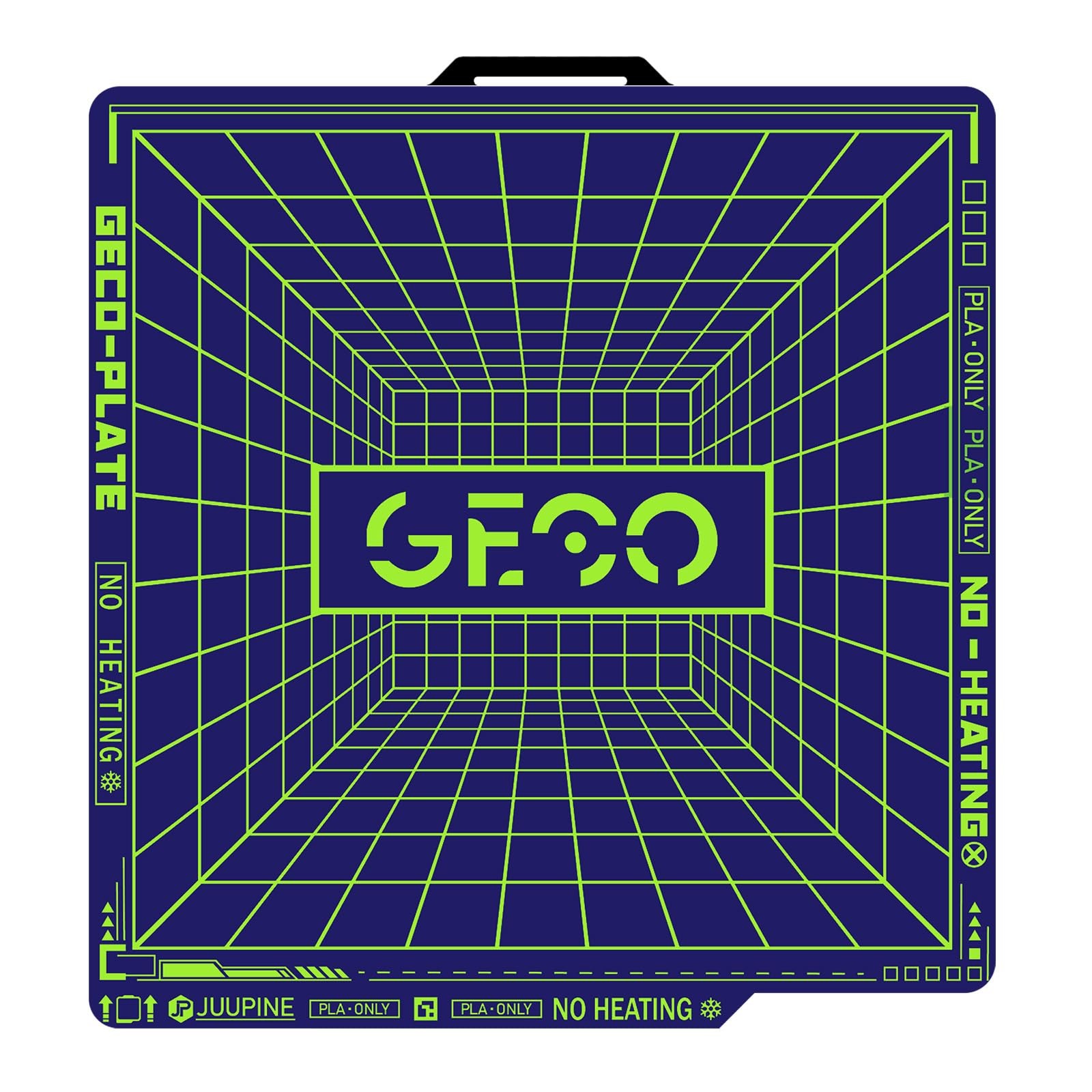 3D Printer Build Plate No Heat Magnetics GECO Plate for Bambu Lab PLA Compatible