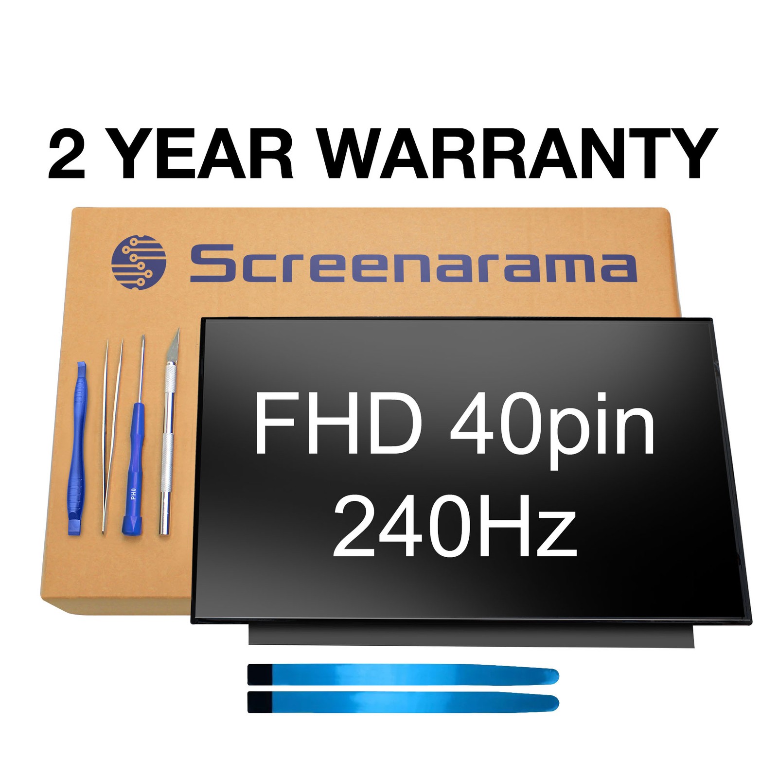 Sharp LQ156M1JW03 240Hz FHD 40pin LED LCD Screen + Tools SCREENARAMA * FAST