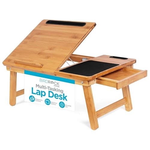 Sofia + Sam Multi Tasking Laptop Bed Tray Lap Desk Supports Laptops Up to 18"