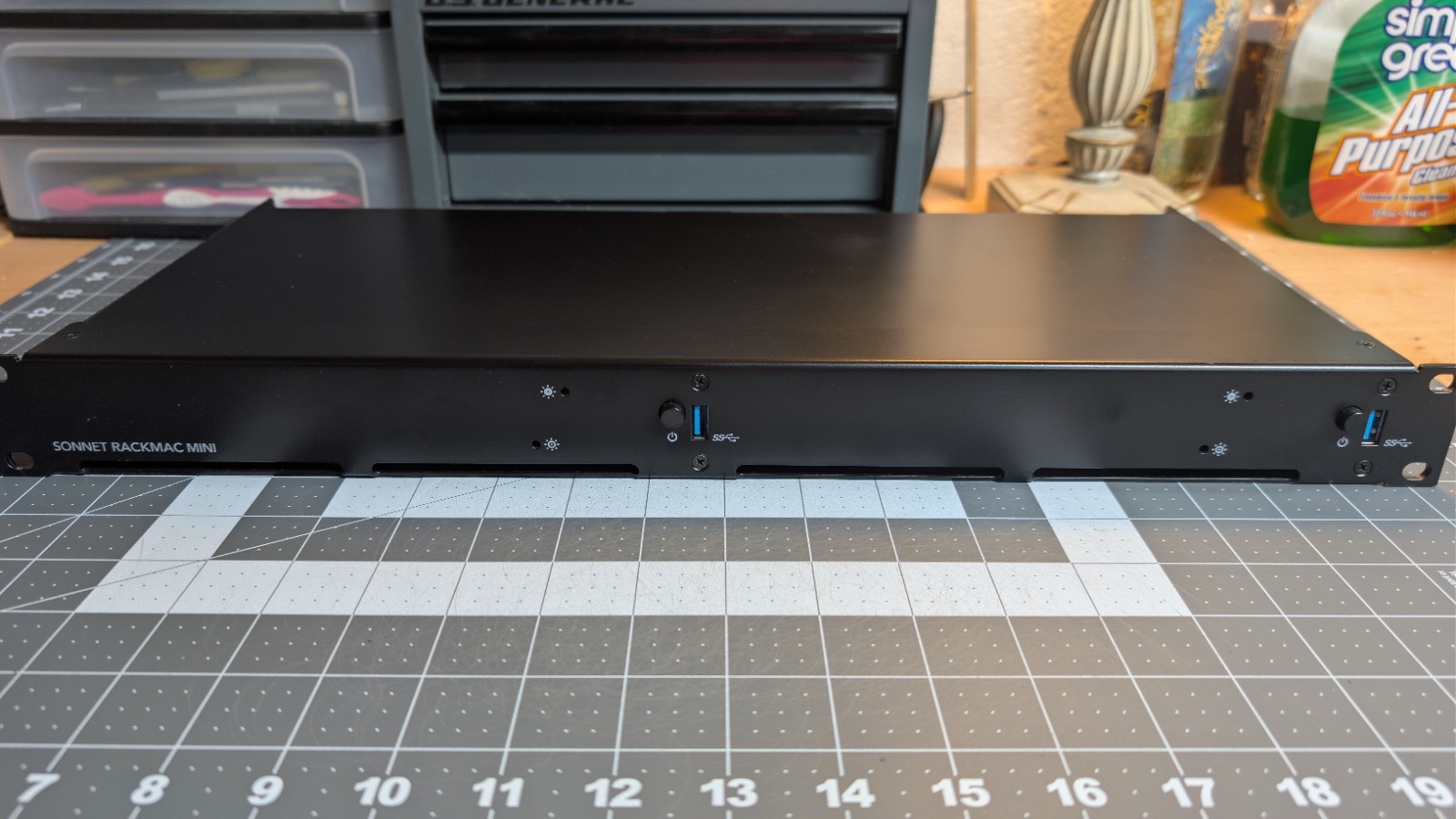 (2018) RackMac Mini - 1U Rack Kit (RACK-MIN-2XA)