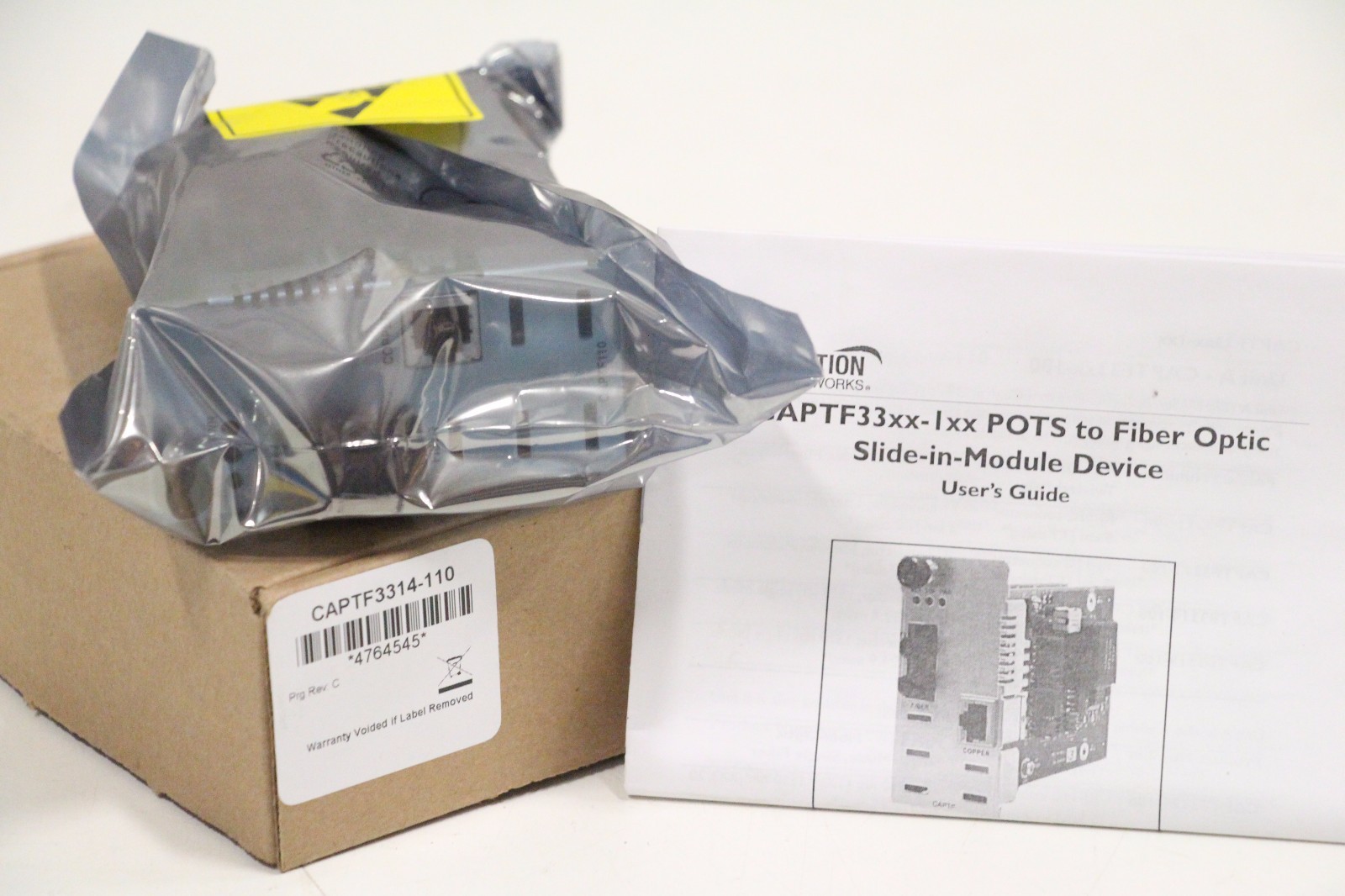 Transition Networks CAPTF110 CAPTF3314-110 Single Mode Media Converter for Point