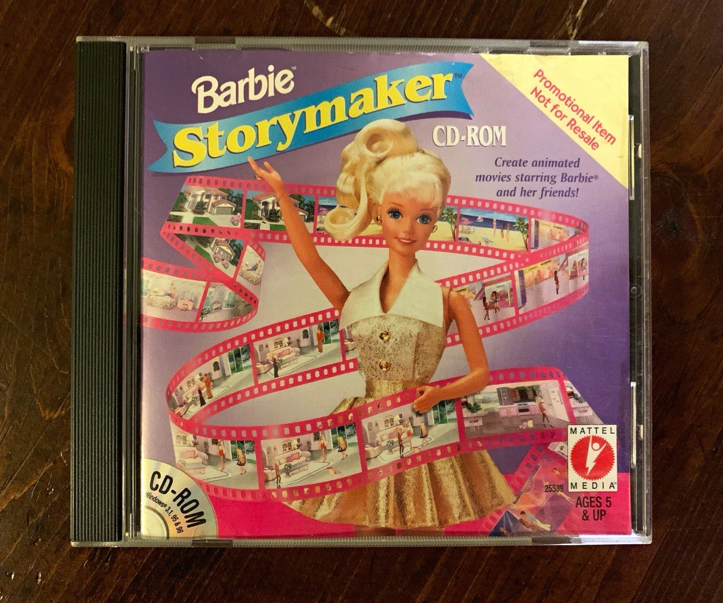 Mattel Media Barbie Storymaker CD-ROM Windows 95/98 English MPN 25539 Promo