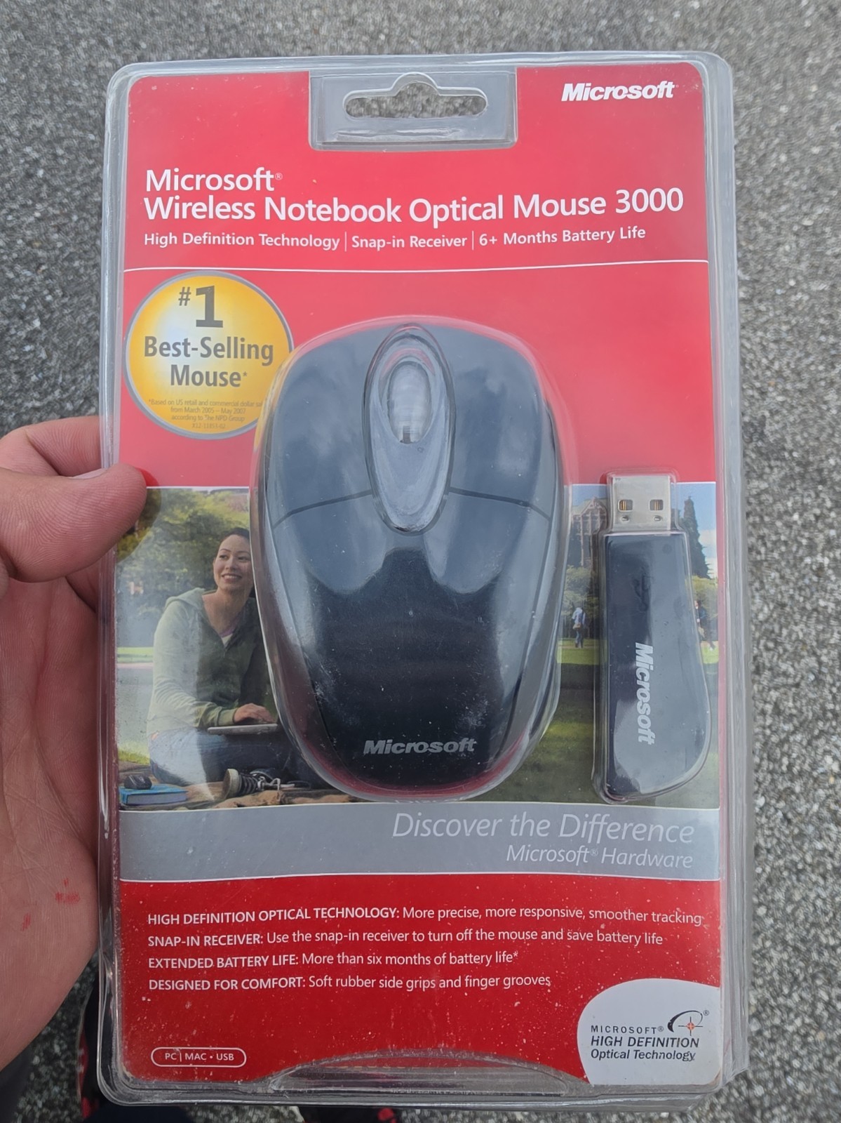 Microsoft Notebook 3000 Wireless Optical Mouse