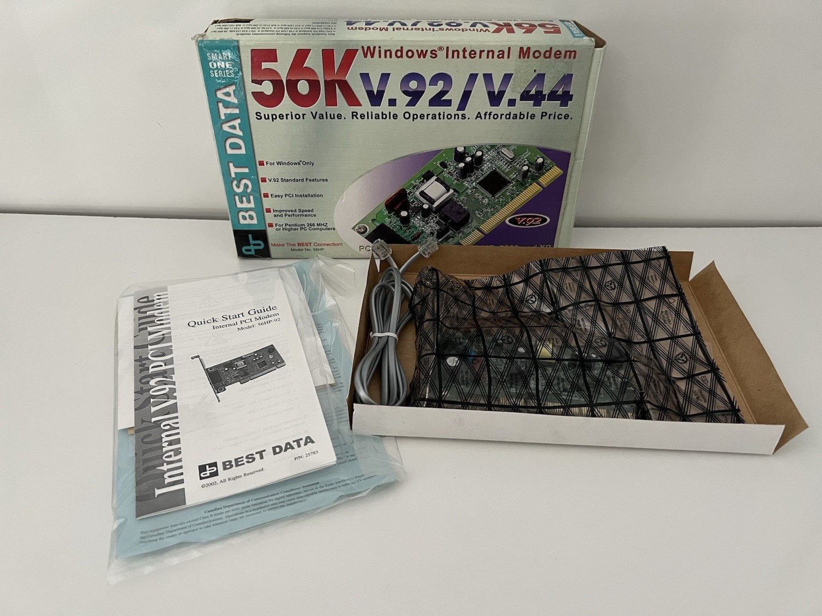 Windows Internal Modem 56K V.92/V.44 PCI Version 