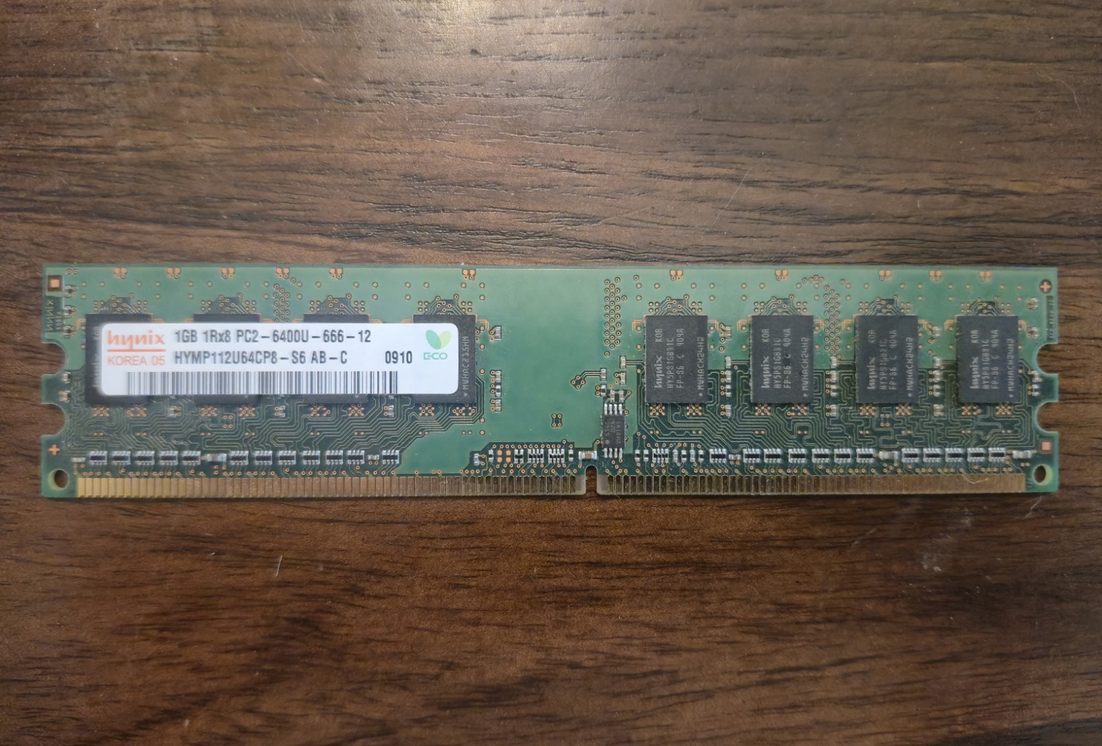 SK Hynix 1x1GB DDR2-800 (PC2-6400) Desktop Memory