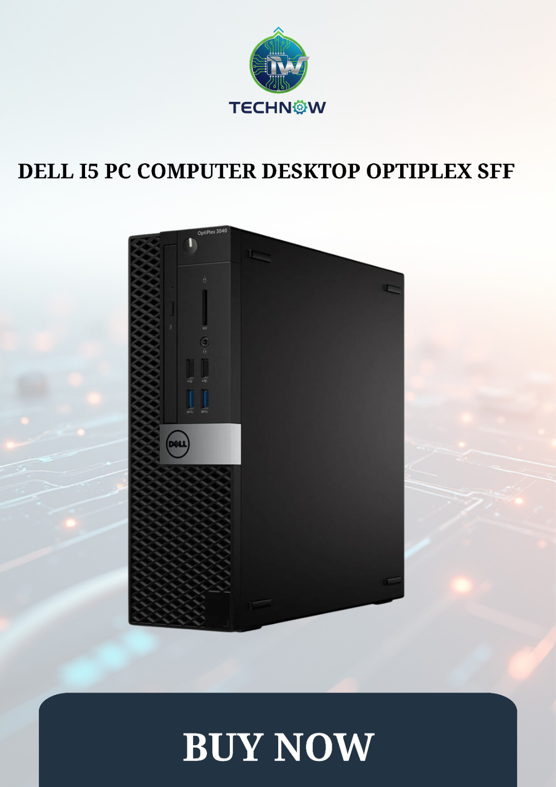 Dell i5 PC Computer Desktop OptiPlex SFF Core i5 16GB Ram 256GB SSD Win 11 PRO