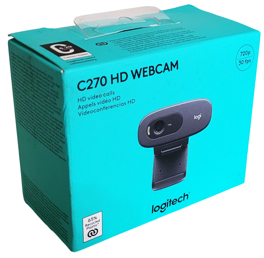 Logitech C270 HD Webcam 720p 30 fps
