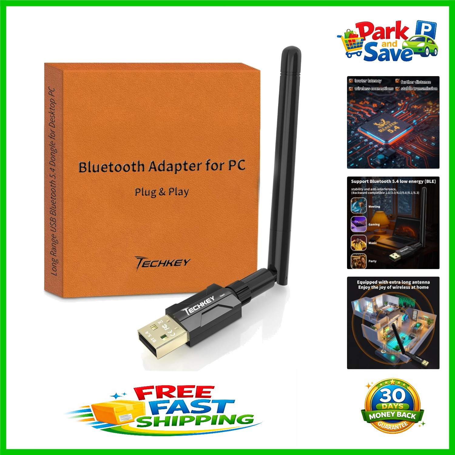 Bluetooth 5.4 Long Range Dongle: Effortless Connectivity for Windows Devices