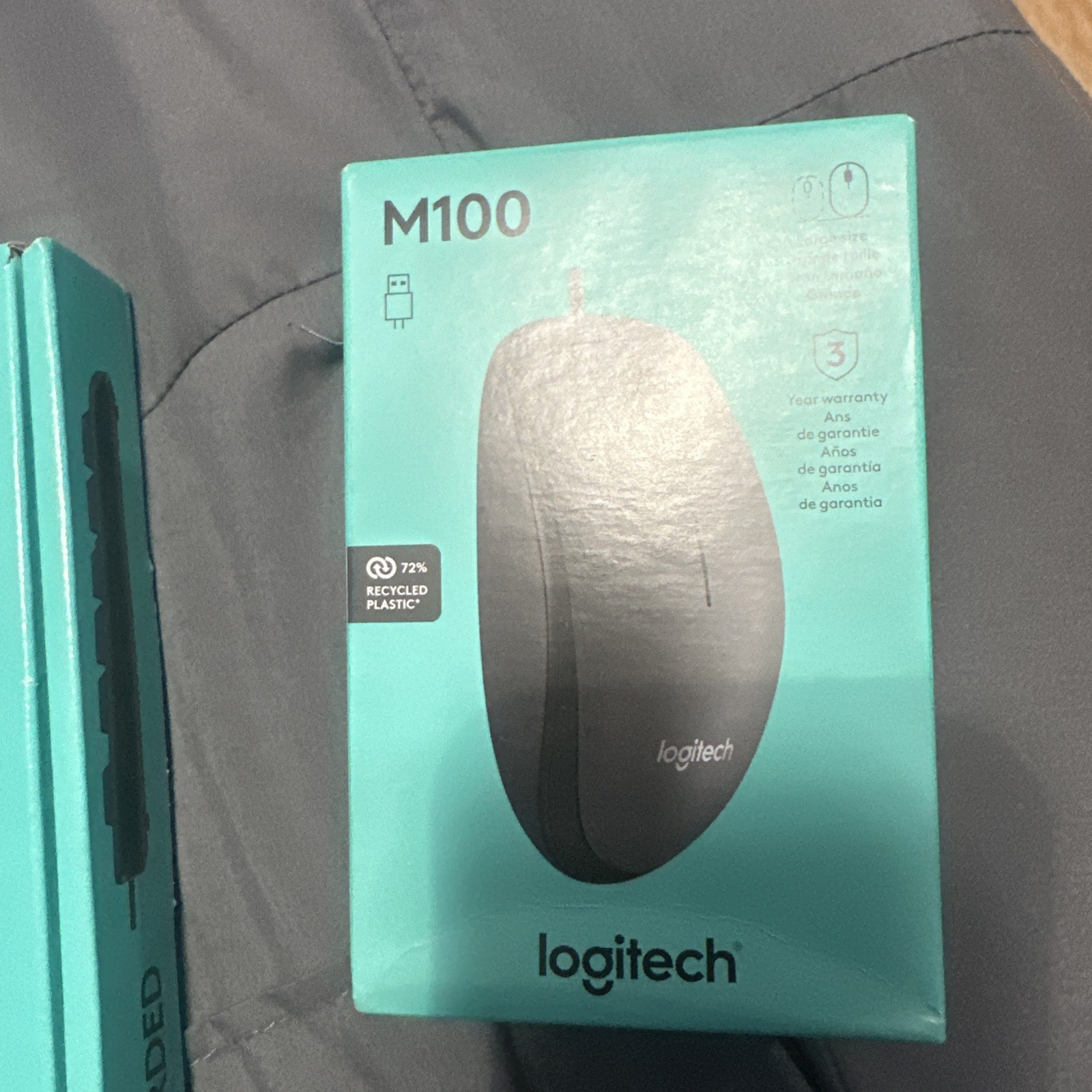 Logitech M100 Mouse - Corded USB Mouse