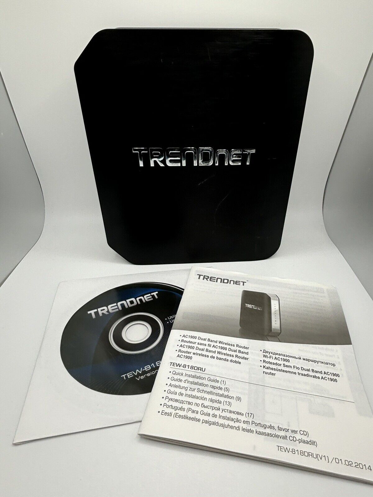 Trendnet AC1900 Dual Band 4-port Wireless Router + CD & Manual