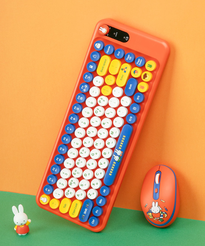 MIFFY Wireless Keyboard Mouse Combo Multi Pairing Bluetooth 5.0 Set / Tracking