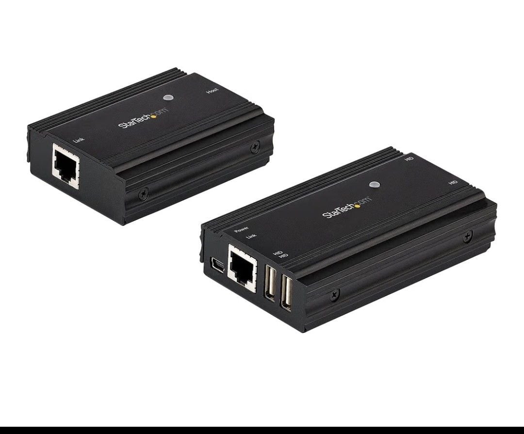 StarTech USB2004EXT100 4-Port USB 2.0 Extender Hub 330ft Cat5e/Cat6 RJ45