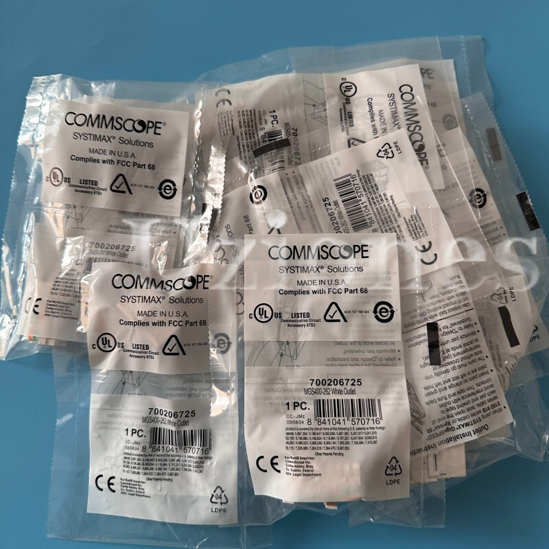 25PCS For CommScope Category 6 Gigabit Network Jack Module RJ45CAT6 MGS400-262