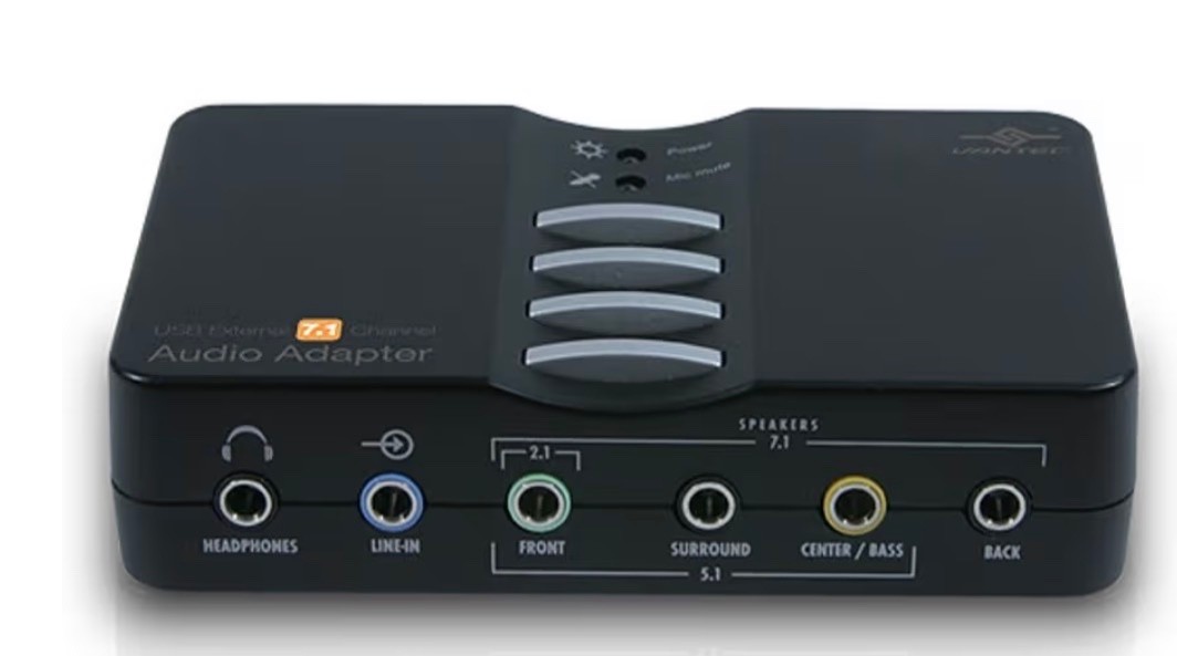 USB External 7.1 Channel Audio Adapter **NEW**