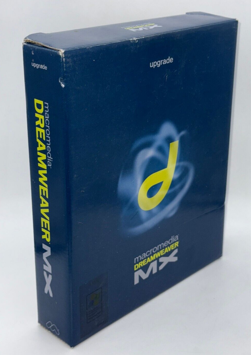 Macromedia DREAMWEAVER MX upgrade - PC CD, 2002 - EMPTY BIG BOX - MACROMEDIA