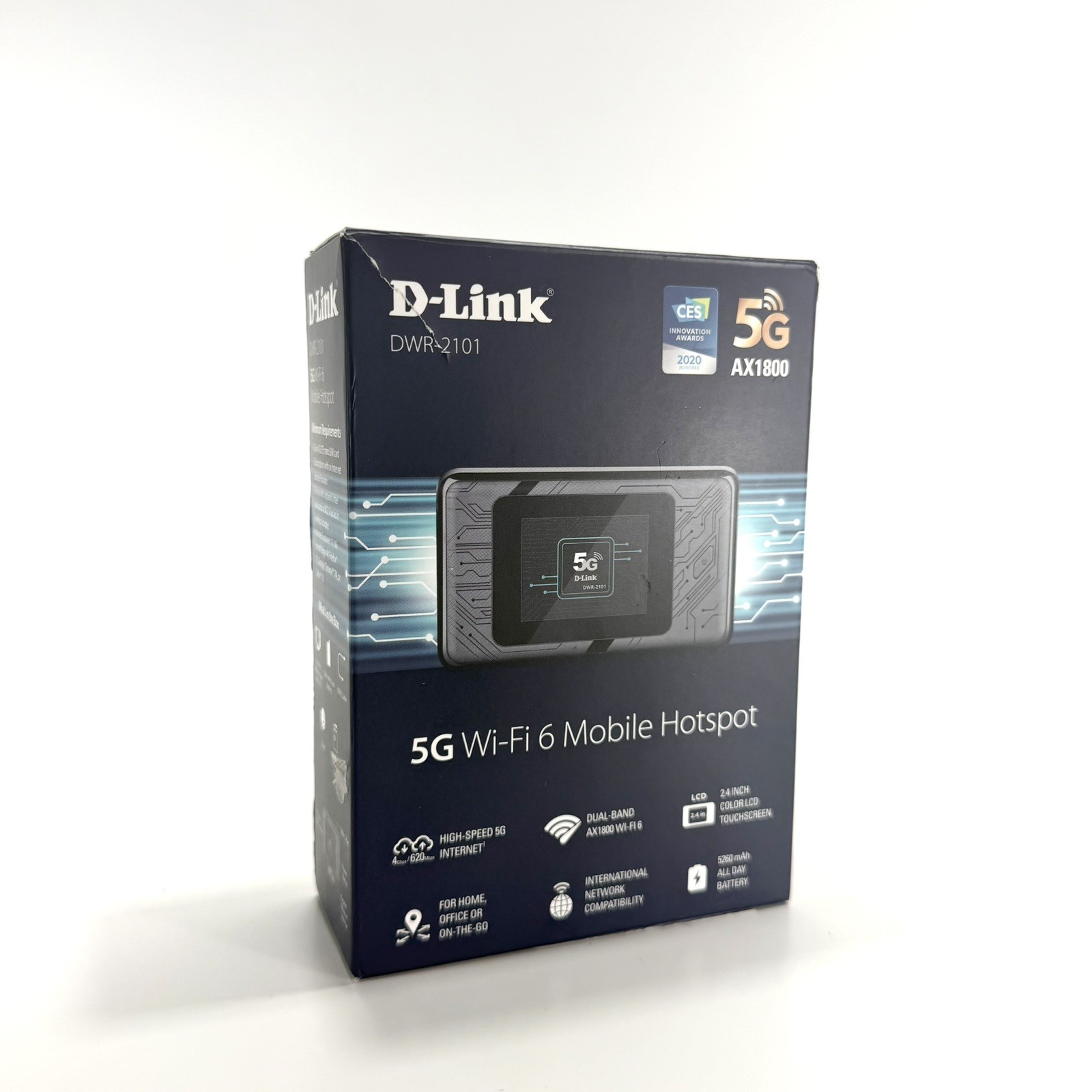 D-Link DWR-2101 Portable Wi-Fi Hotspot Router 4G LTE 5G With Box