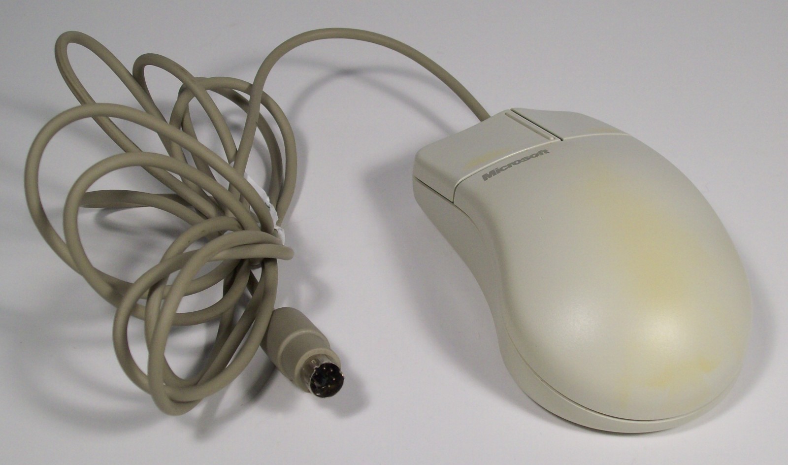 Microsoft 2-Button PS/2 Mouse Port Compatible Mechanical Ball Mouse 2.0A 58269