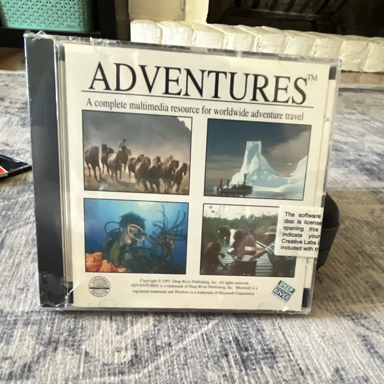 ADVENTURES A Complete Multimedia Resource For Worldwide Adventure Travel 1993