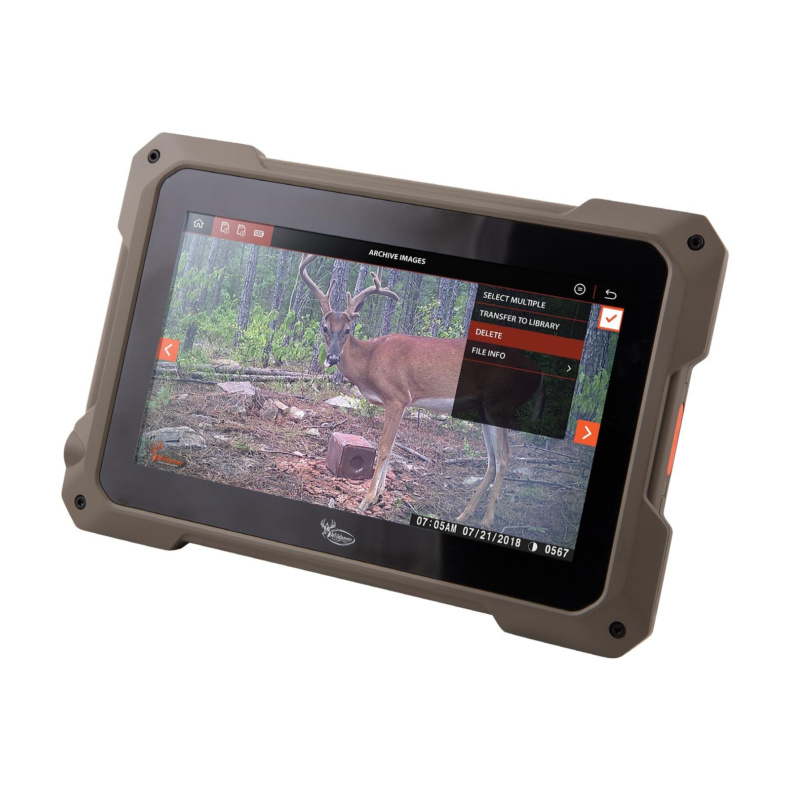 Trail Pad Tablet VU70 Dual SD Card Viewer for Hunting & Wildlife Observation ...