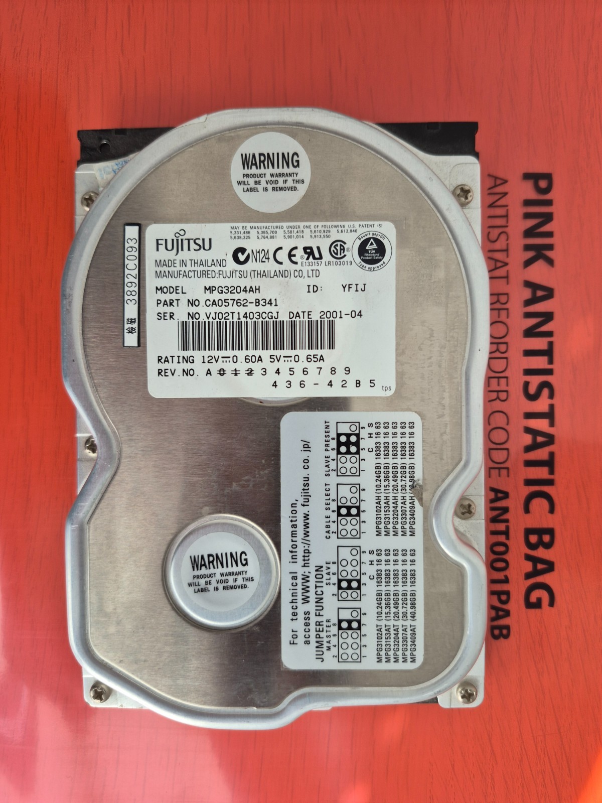 ✅ IDE Hard Drive HDD MAXTOR 90871U2 ⭐ 8.6GB ⭐ VINTAGE RETRO PC ⚡