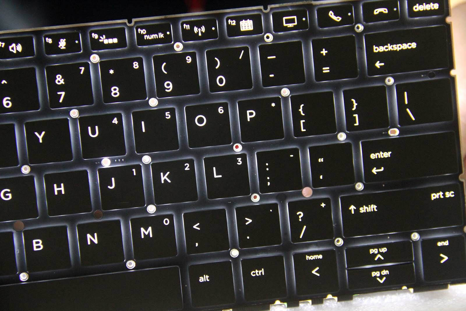 New/Oirg Backlight US Keyboard for HP Elite Dragonfly G1 Backlit QWERTY