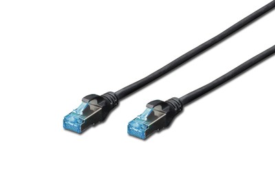DIGITUS Cat 5e SF-UTP Patch Cable Network Cable 1m Rj-45 Wire DK-1531-010/BL