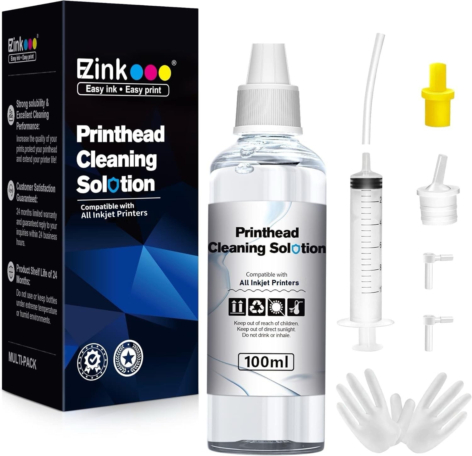 E-Z Ink Printer Cleaning Kit for Epson HP Canon Brother Printers 100 ml