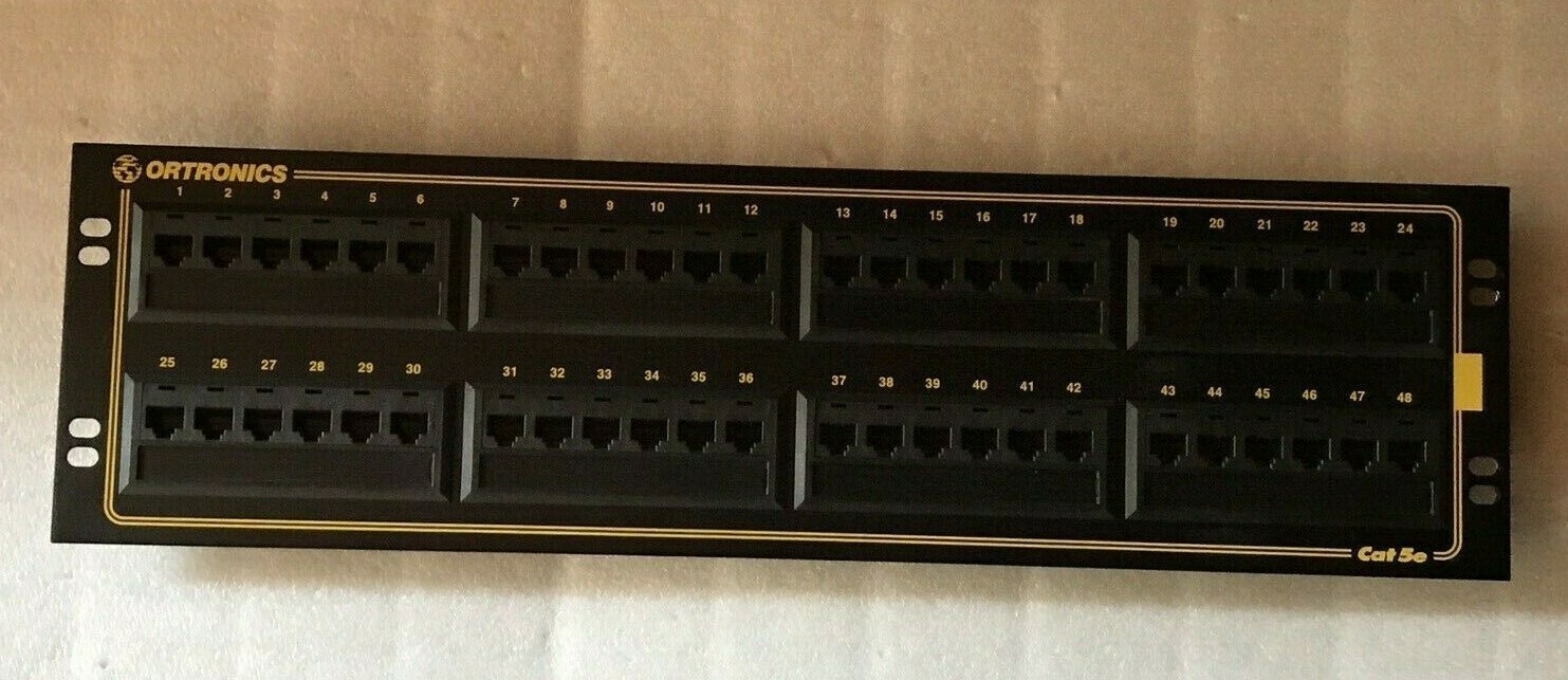 Ortronics OR-851004912 48-Port Cat5e Patch Panel