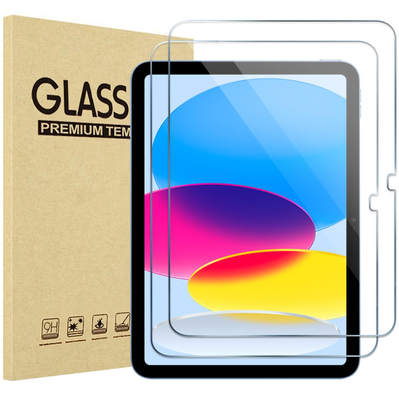 ProCase 2 Pcs Screen Protector for iPad A16 2025 11th Generation