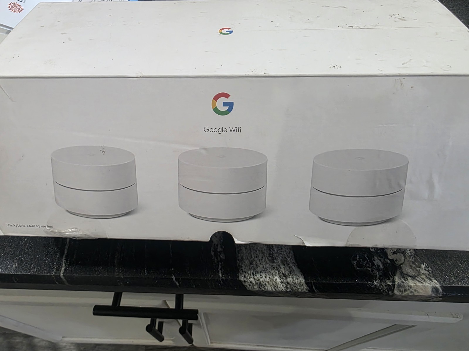 4-Pack Google GJ2CQ AC1200 Mesh WiFi System Wifi Router - White