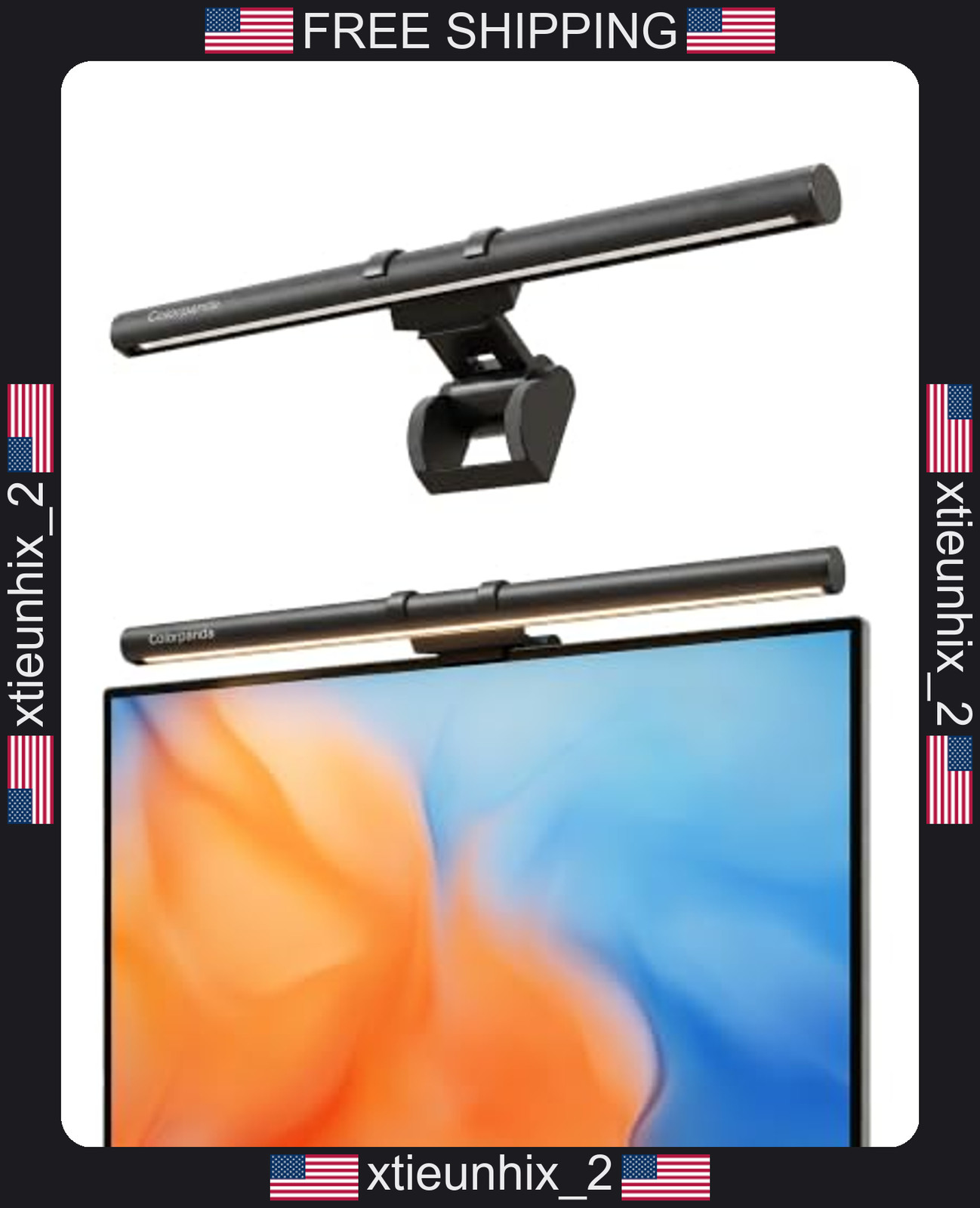 Monitor Light Bar 16.14 inch USB LED Desk Lamp with Dimming & Memory
