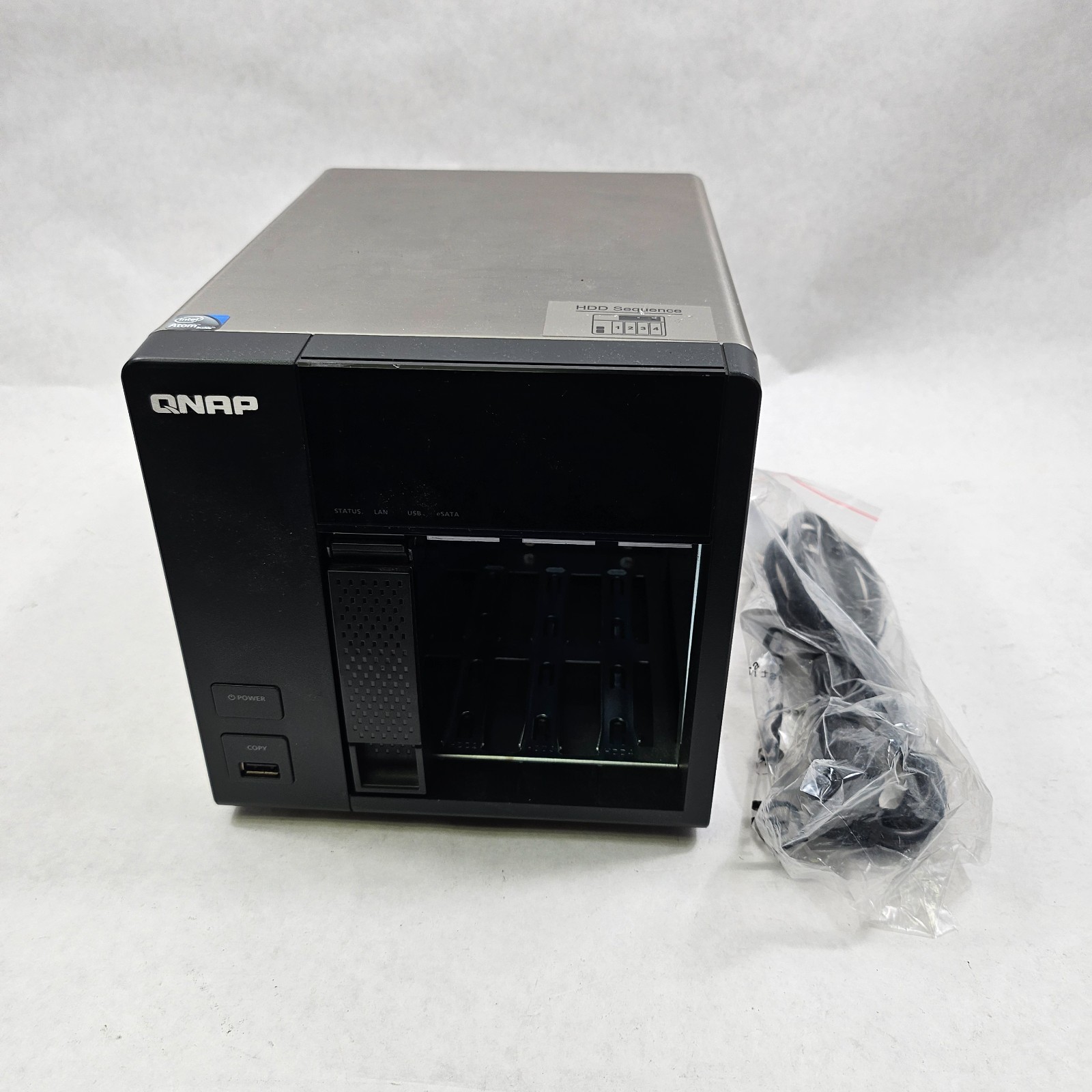 QNAP TS-469L 4-Bay SATA Network Attached Storage NAS Intel Atom 1GB RAM No HDD