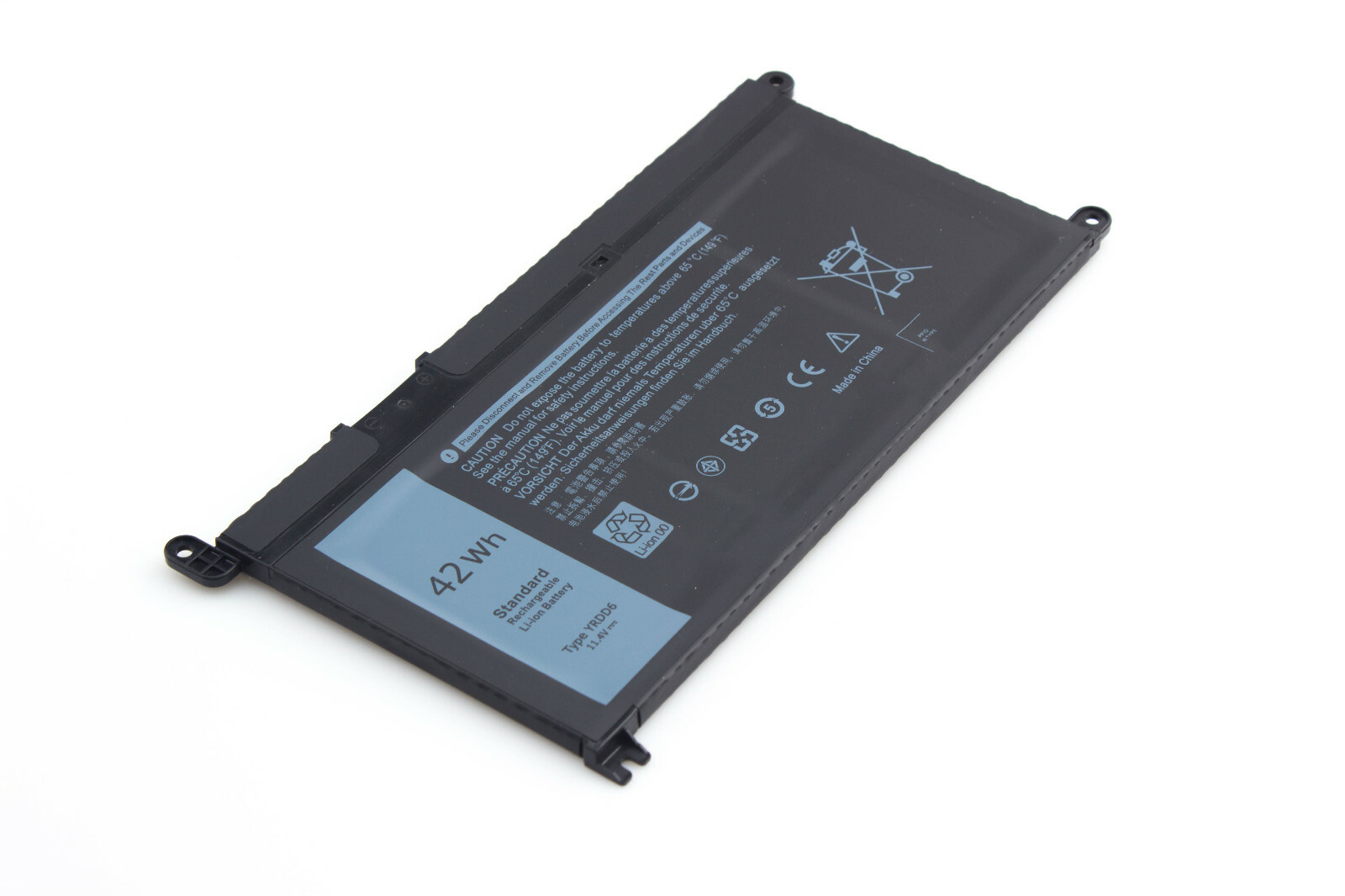 42Wh 11.4V 3Cell  YRDD6 Laptop Battery For Inspiron 5482 5485 5491 5591 2-in-1