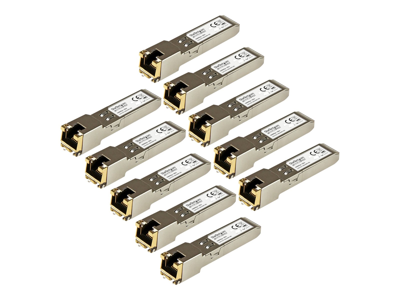 StarTechcom RJ45 Copper SFP Transceiver Module HP J8177C J8177C10PKST