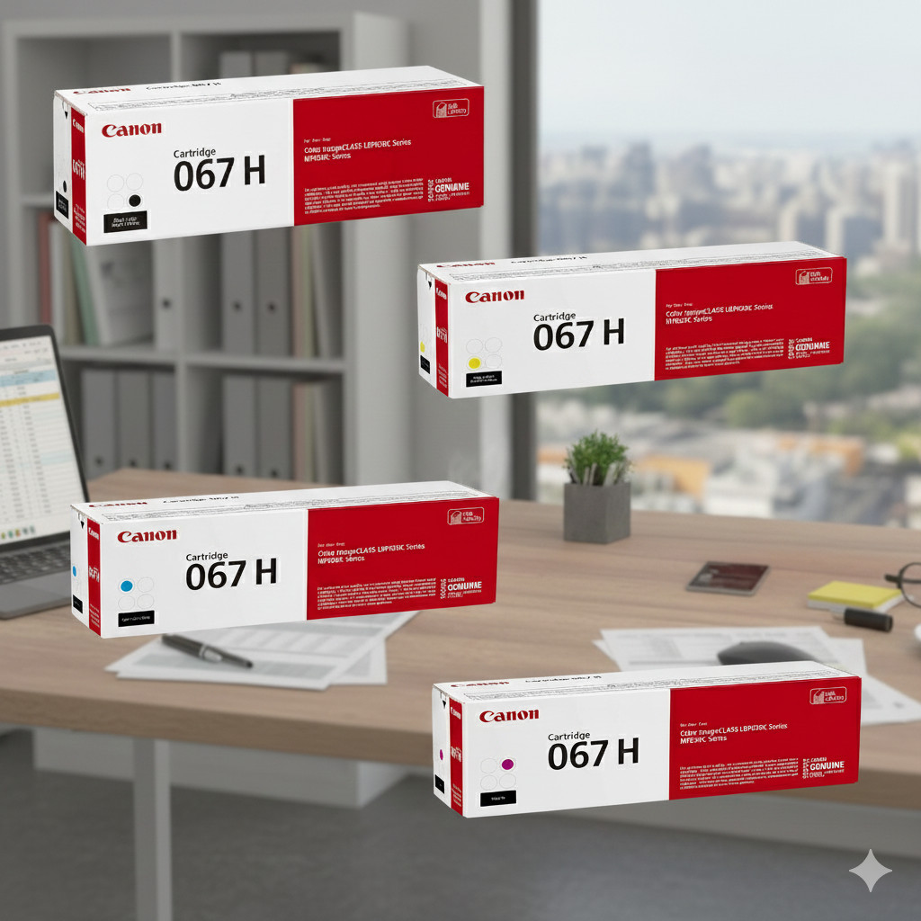✅ Orginal 4 Colour Set Canon 067H Toner High Yield BK-C-M-Y- SEALED BOX
