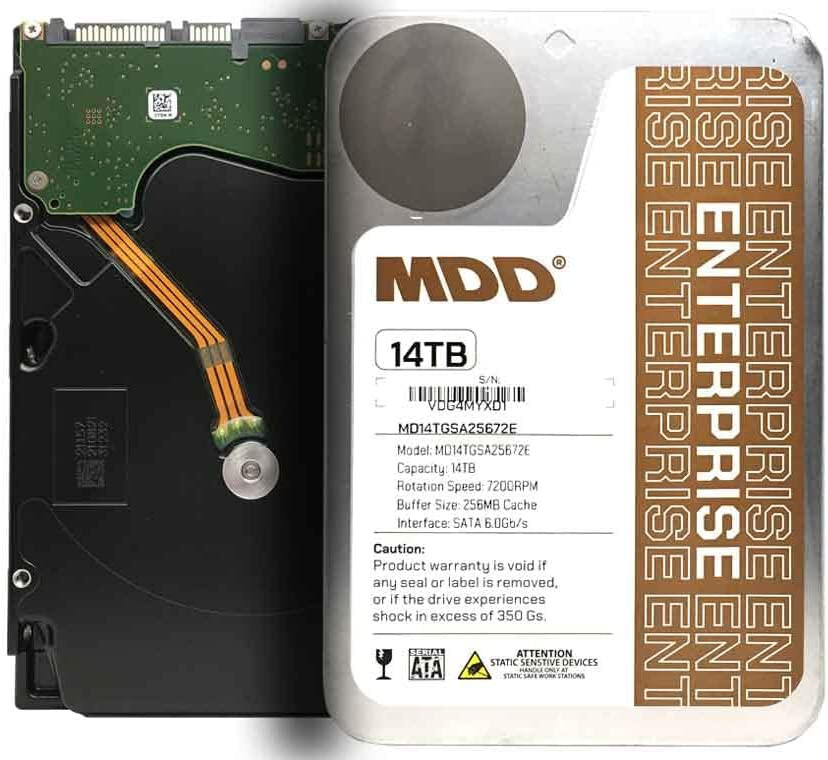 MDD 14TB 7200RPM 256MB Cache SATA 6G 3.5" Enterprise Hard Drive Datacenter, RAID