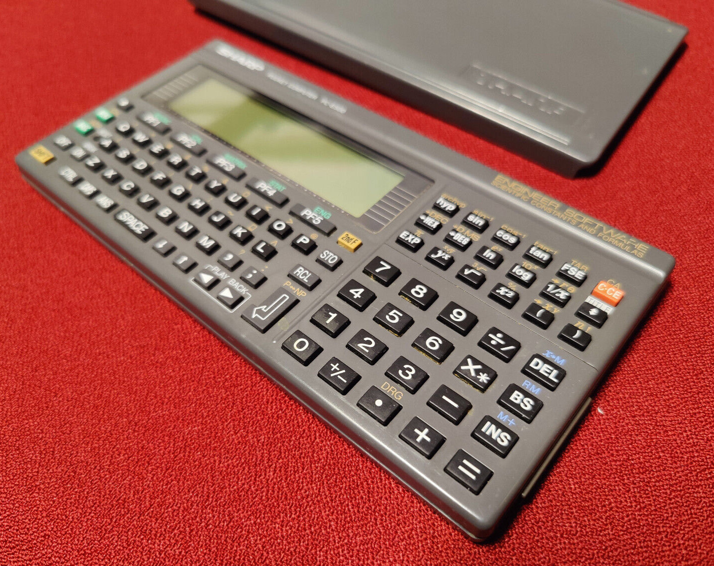 Vintage Sharp Pocket Computer PC-E500. Made in Japan
