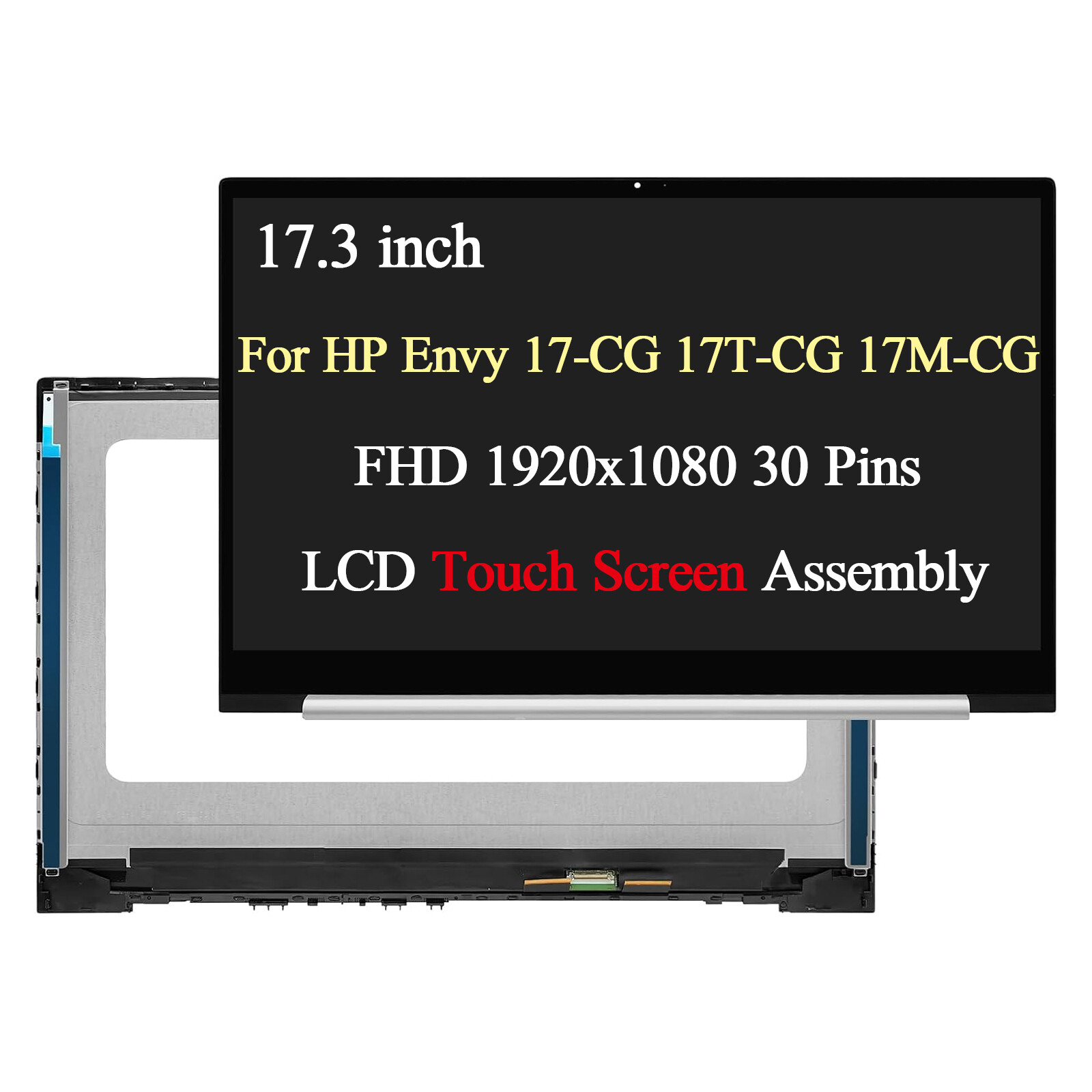 L87971-001 For HP Envy 17-CG1075CL 17-CG1065CL FHD LCD Touch Screen Replacement