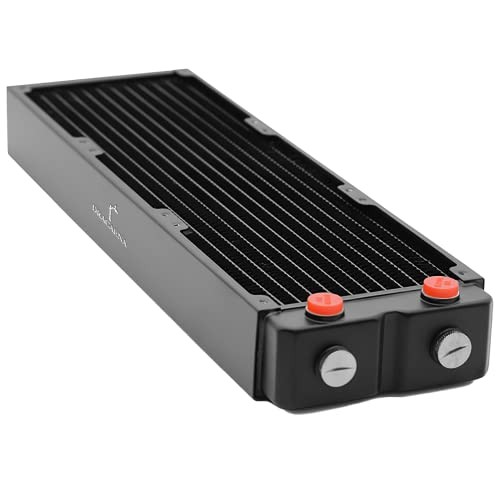 Dracaena.io 360mm Copper PC Radiator for Custom Water Cooling Loop, 45mm Thic...