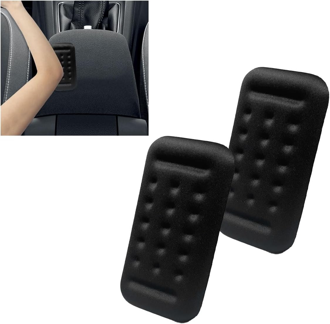 2 PCS Arm Rest Elbow Pads for Car, 5.08"x2.65" Vehicle Door Thigh Support Armre