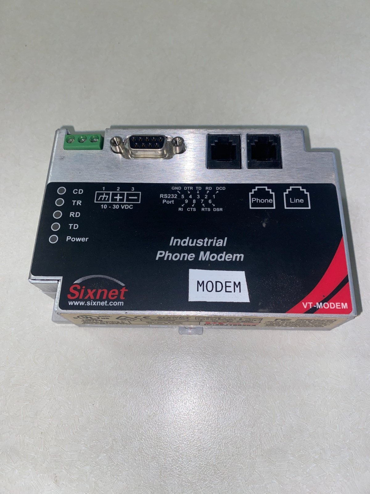 Sixnet Industrial Phone Modem VT-MODEM-1