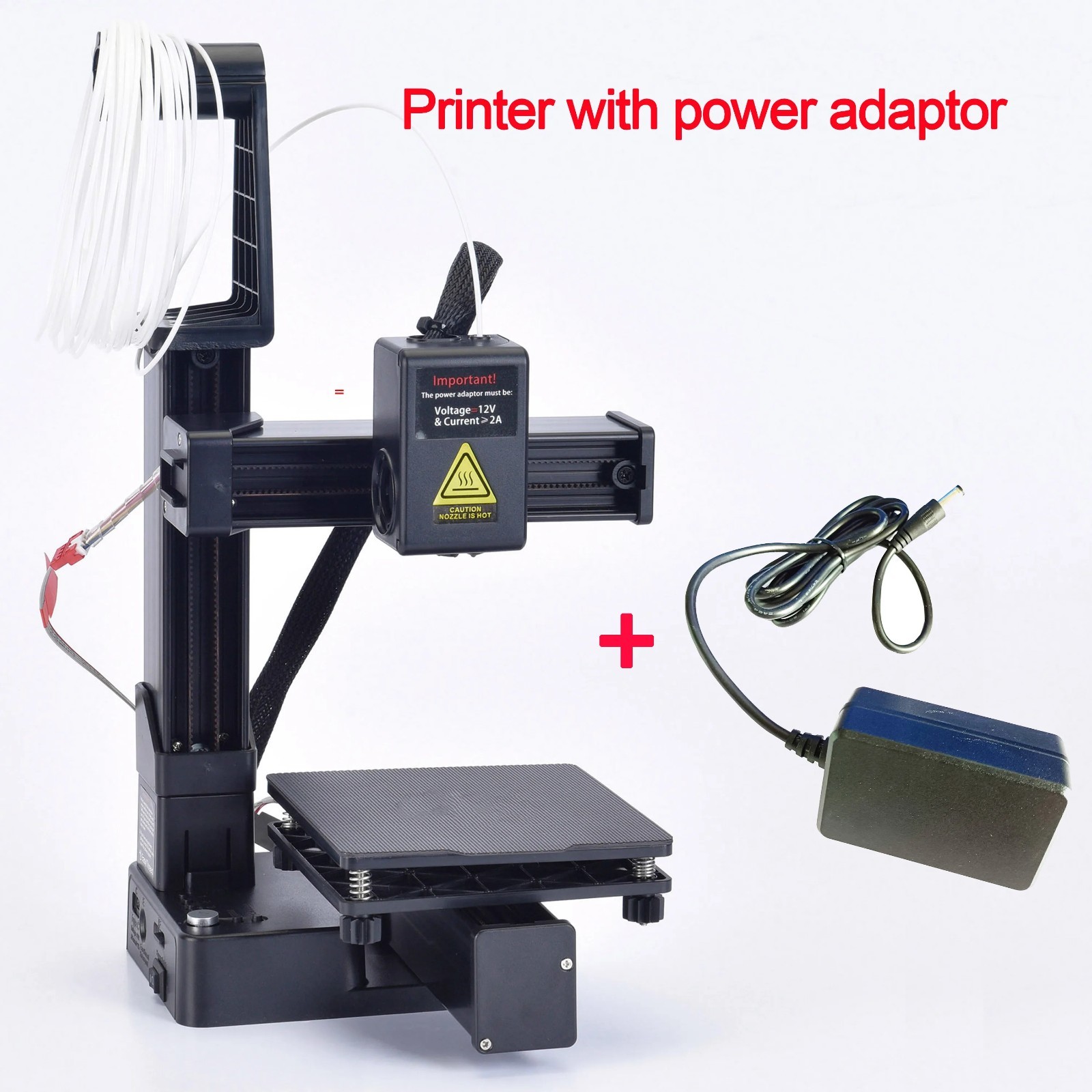 Entry Level 3D Printer PLA TPU 1.75mm Filament Compact Printing Machine Kit