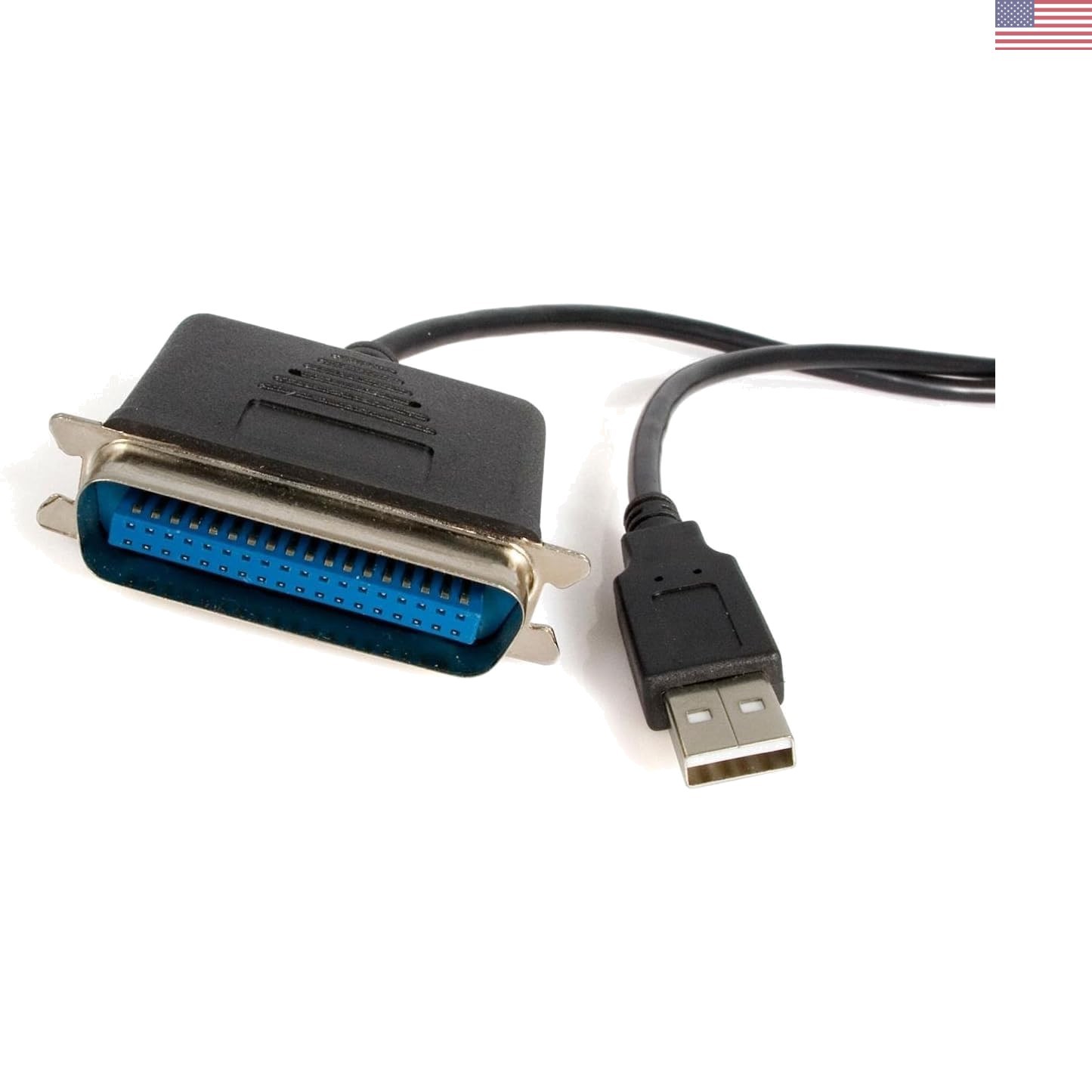 Versatile 10 ft USB to Centronics Parallel Adapter for Printers - Male Connector