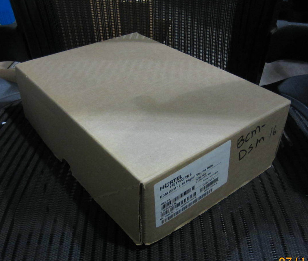 NORTEL NETWORKS NT7B08AAAL BCM DSM 16-16 DIGITAL STATION MBM MEDIA BAY MODULE
