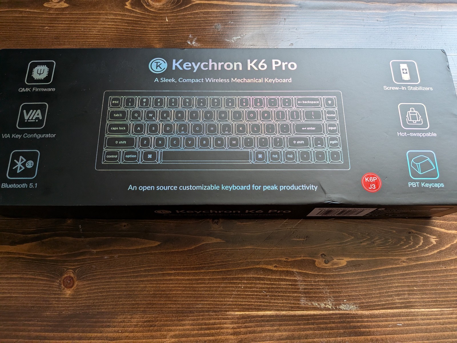 Keychron K6 Pro K6P-J3 Wireless Mechanical Keyboard
