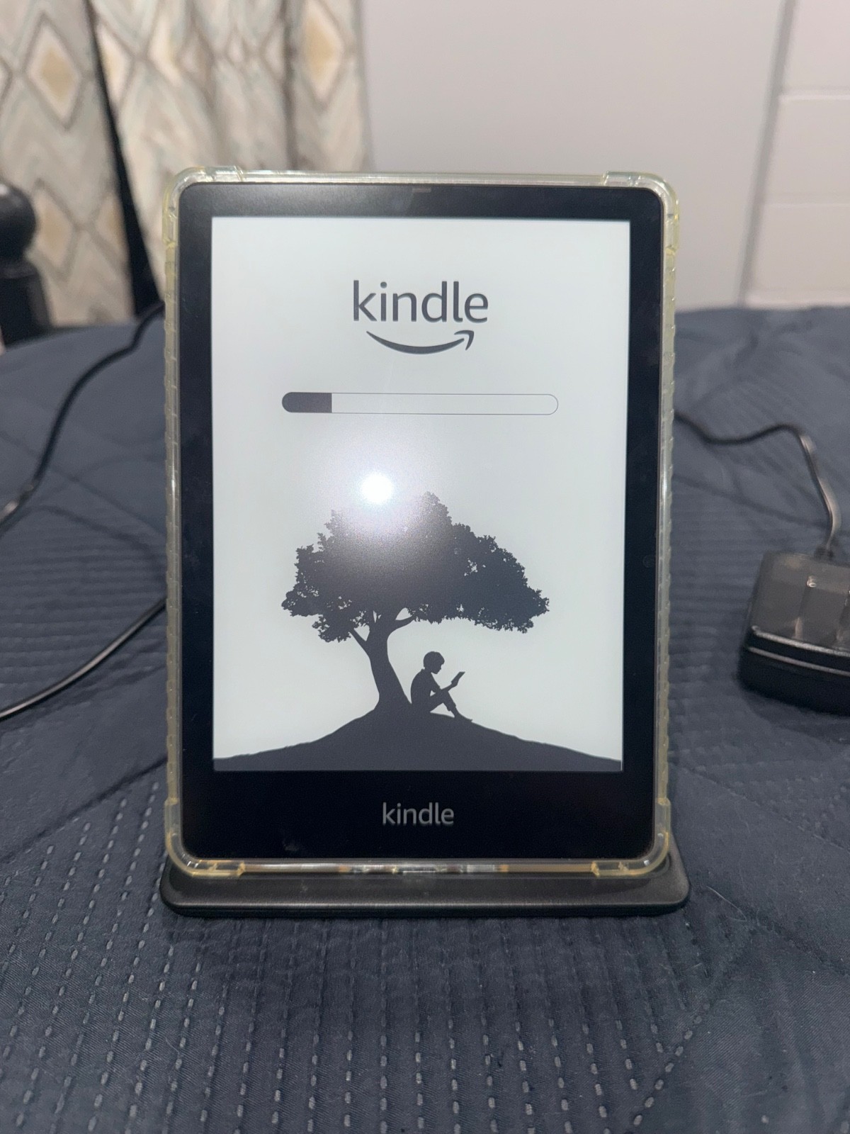 Amazon Kindle Paperwhite Signature Edition with wireless charging dock