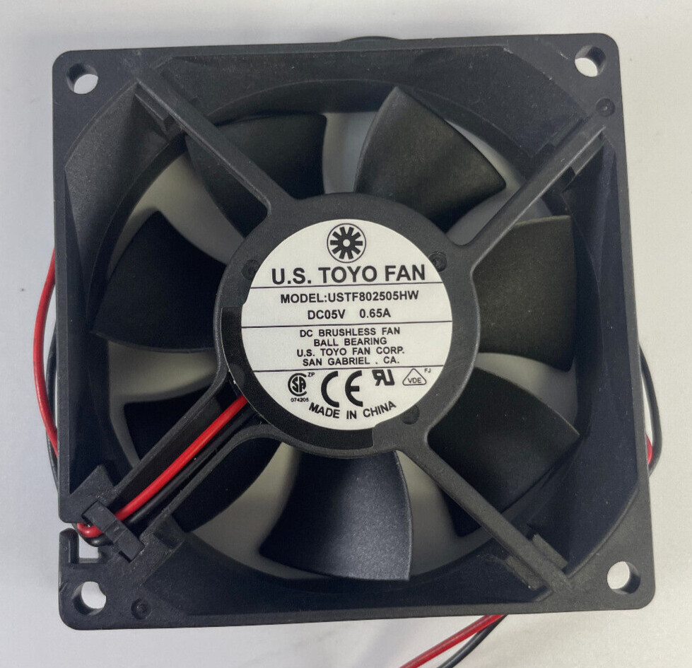 US TOYO FAN USTF802505HW DC 05V 0.65A DC Brushless Fan