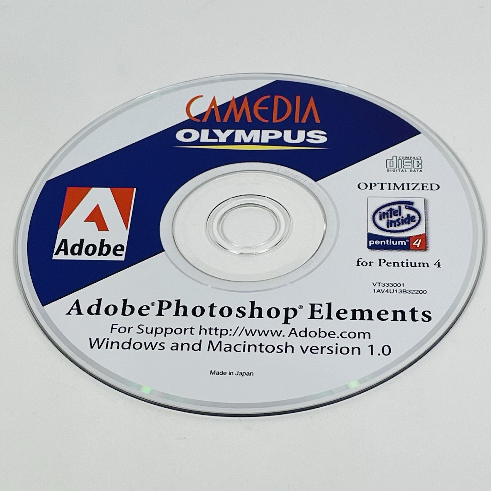 Photoshop Elements for Windows and Macintosh 1.0 Optimized for Pentium 4